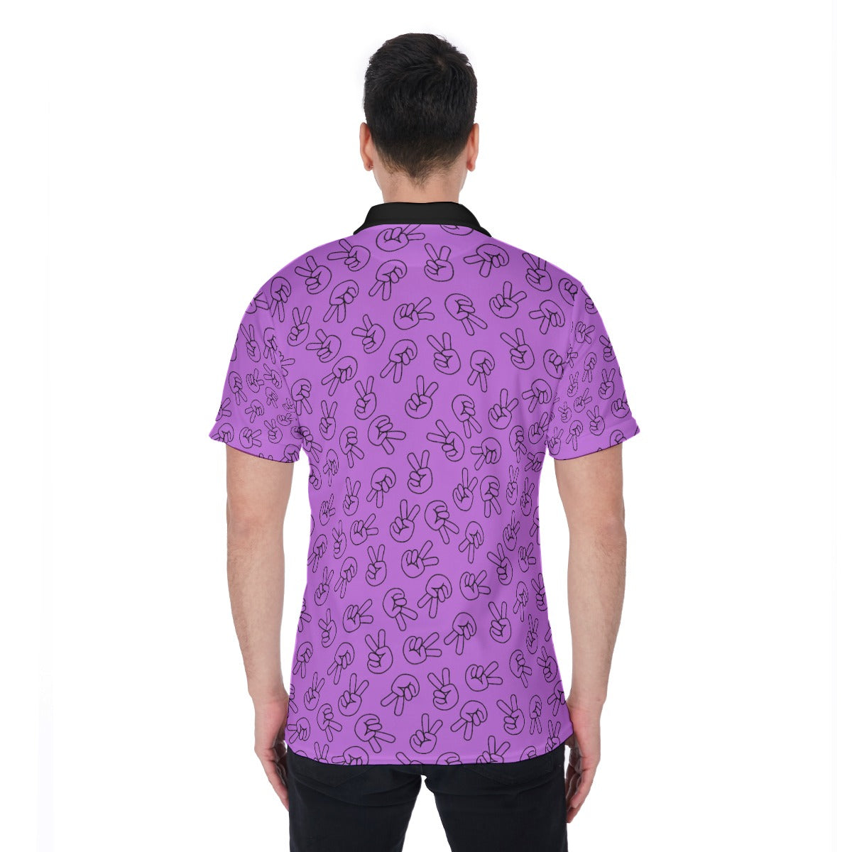 Peace Out Men's Polo Shirt