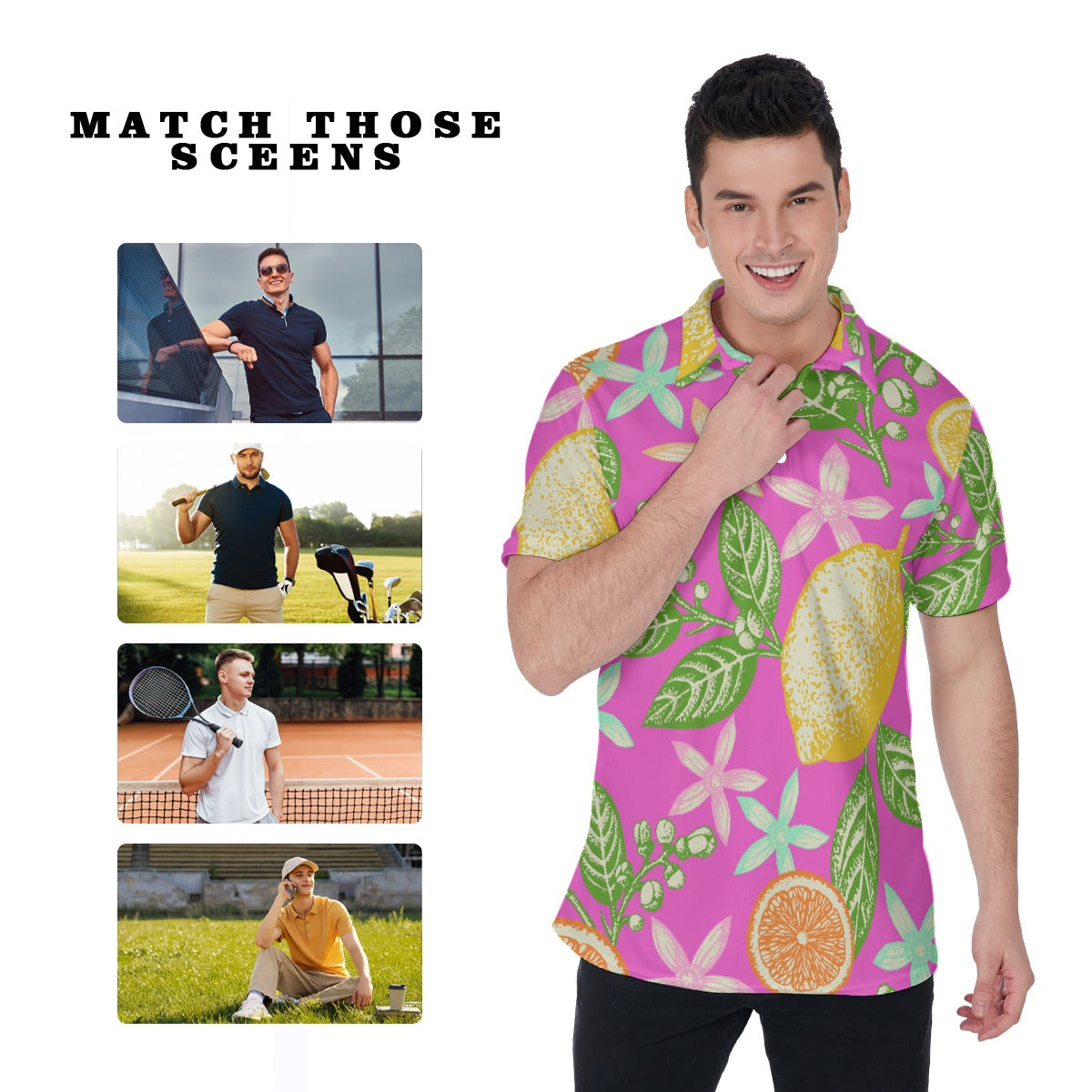 Citrus Men's Polo Shirt