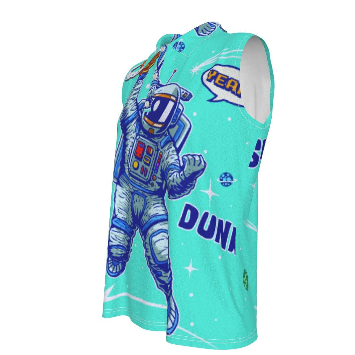 Cool Space Sleeveless Polo Shirt