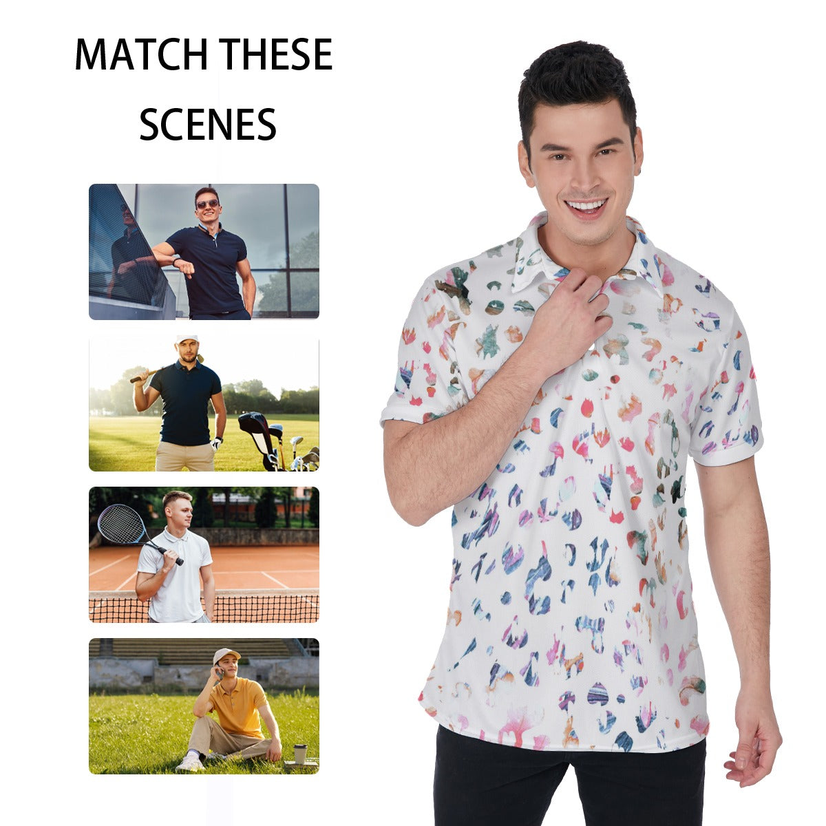 Simple Life Men's Polo Shirt