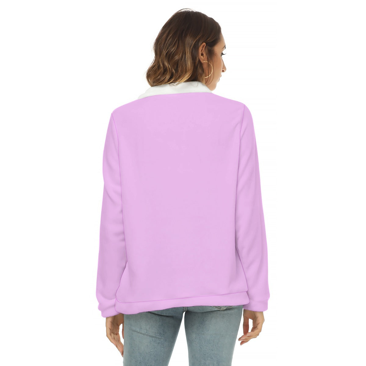 Zero Putts Given Women's Borg Fleece Sweatshirt With Half Zip