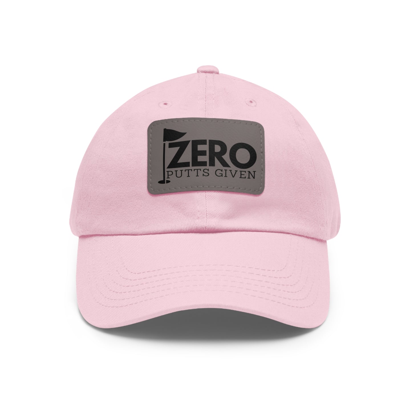 Zero Putts Given Leather Patch Cap
