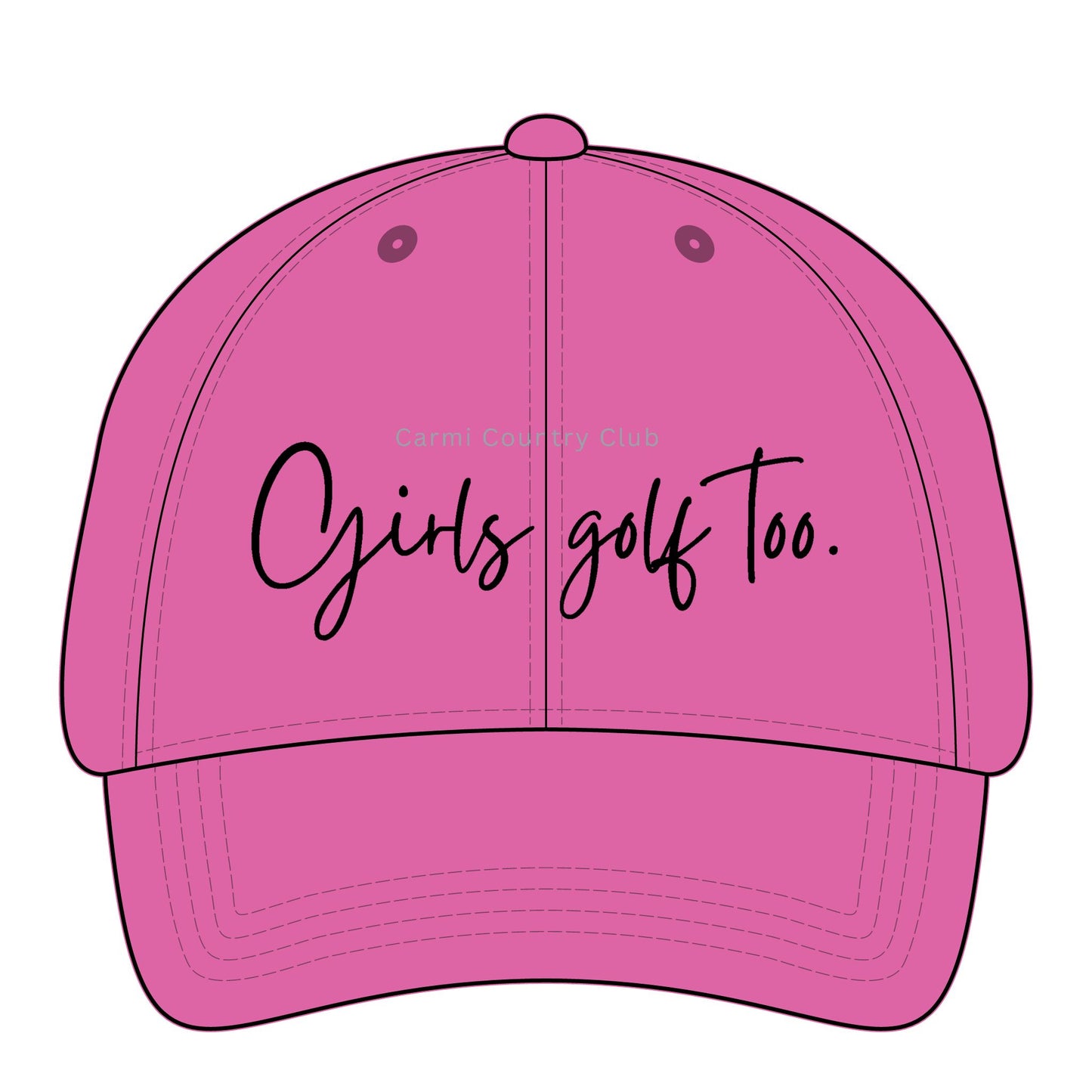 Girls Golf Too Women's Ponytail Hat - CCC