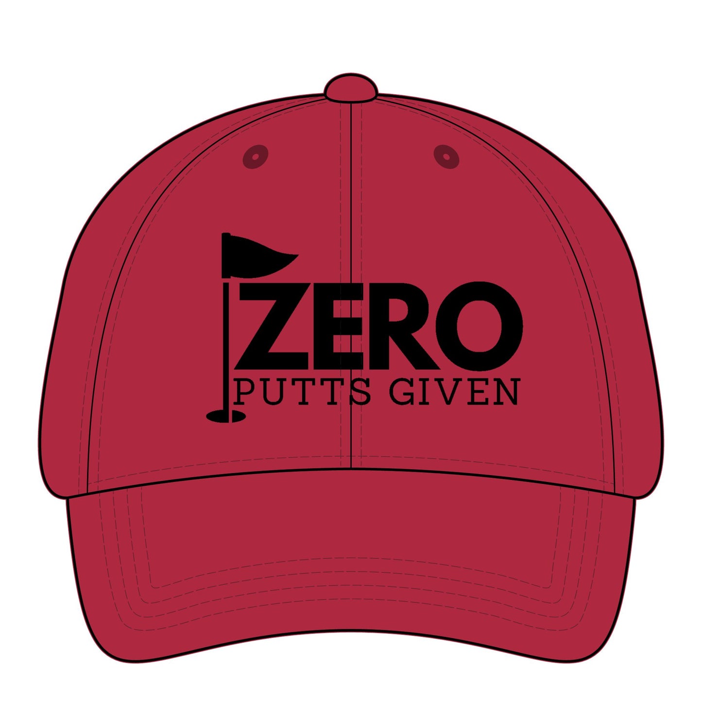 Zero Putts Given Women's Ponytail Hat