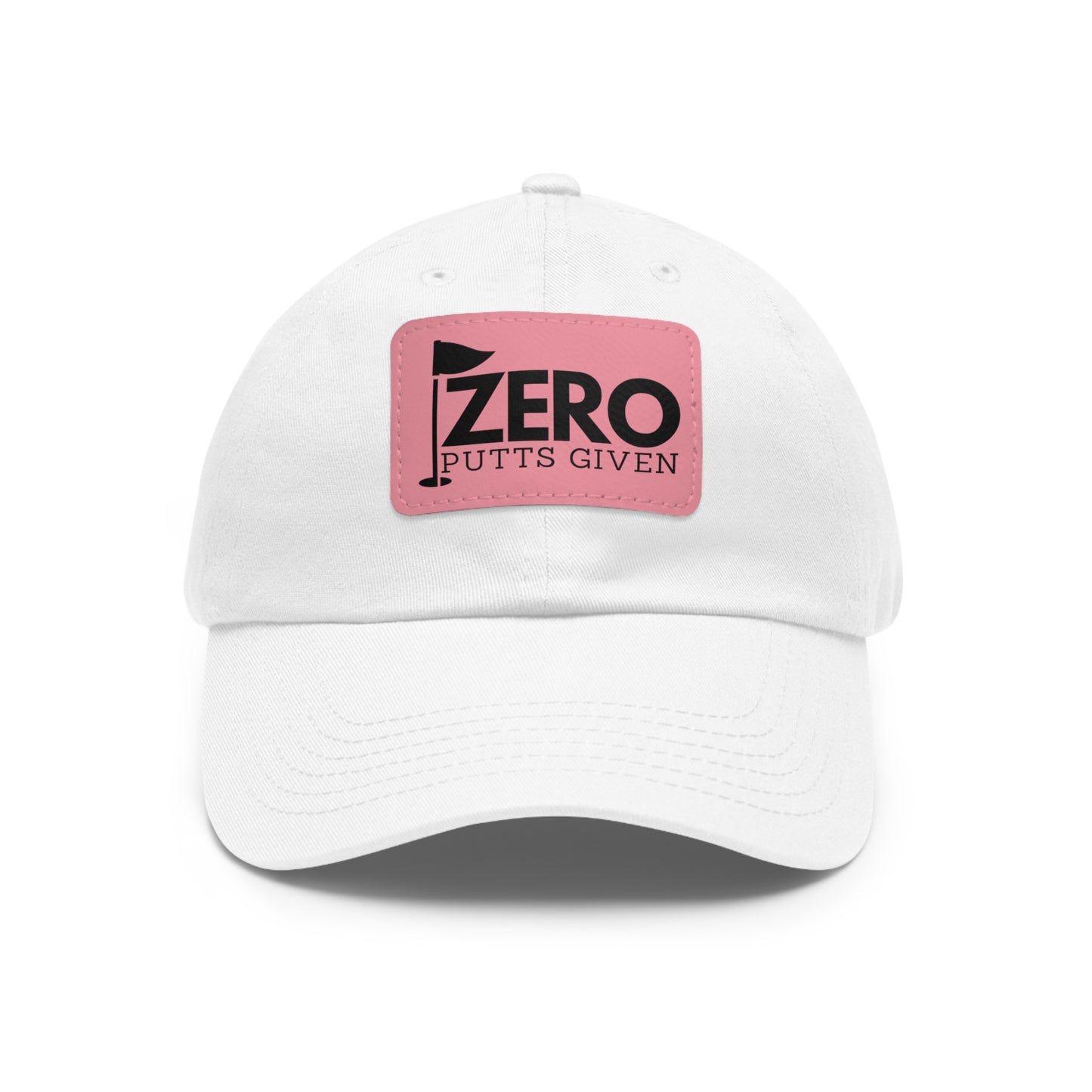 Zero Putts Given Leather Patch Cap