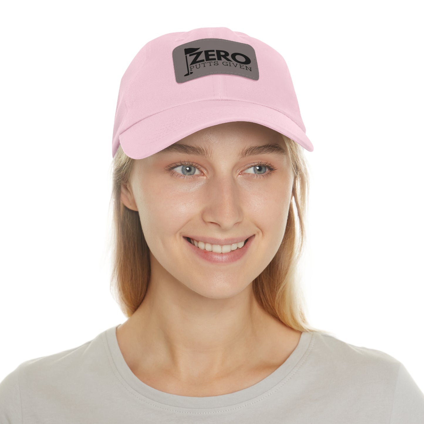 Zero Putts Given Leather Patch Cap