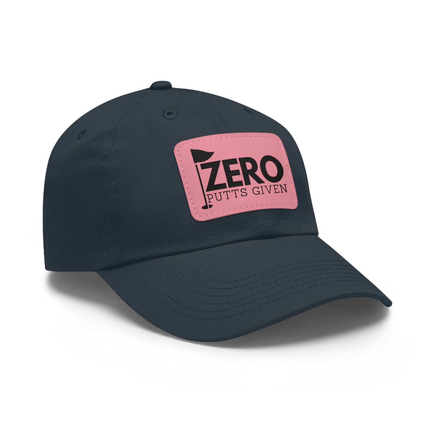 Zero Putts Given Leather Patch Cap