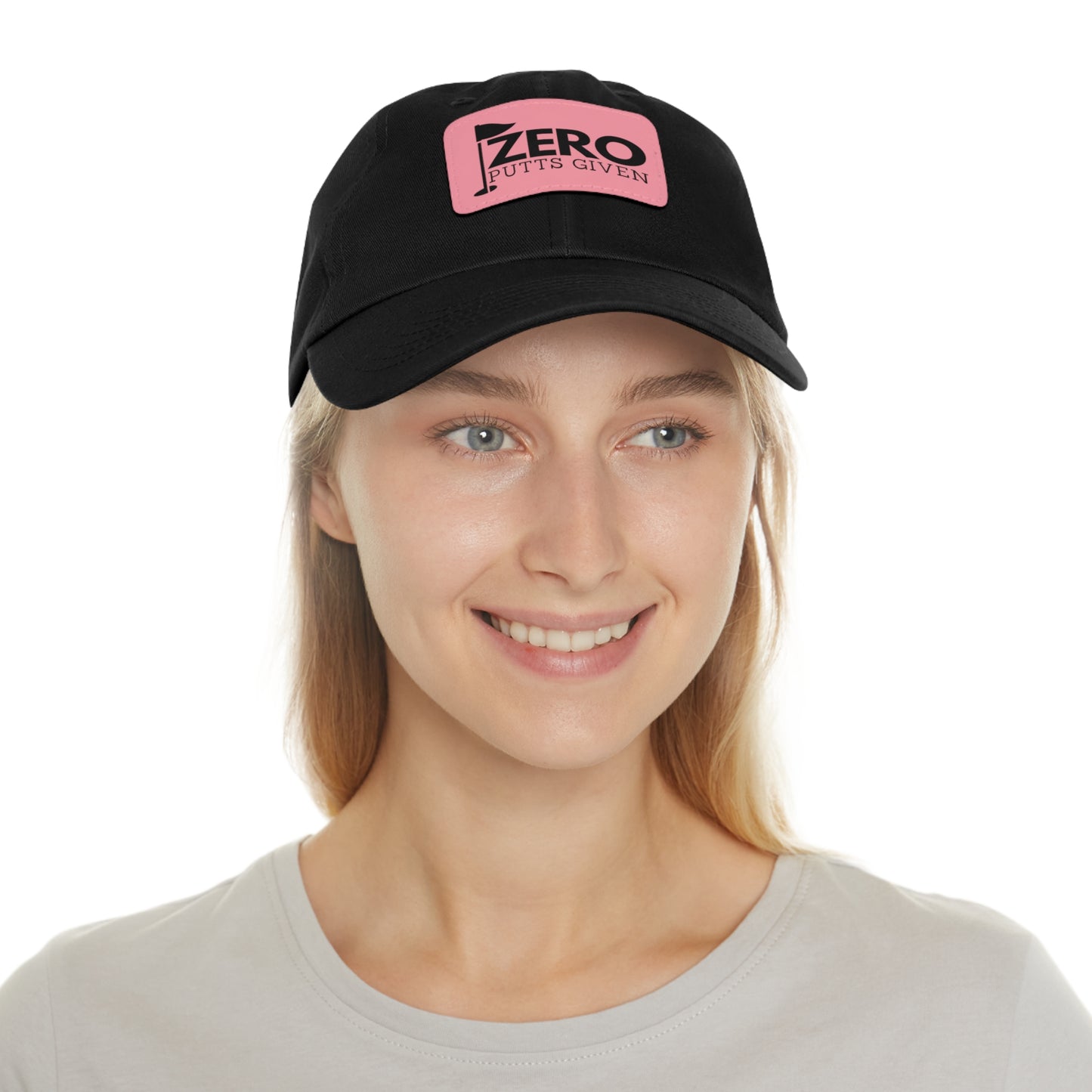 Zero Putts Given Leather Patch Cap