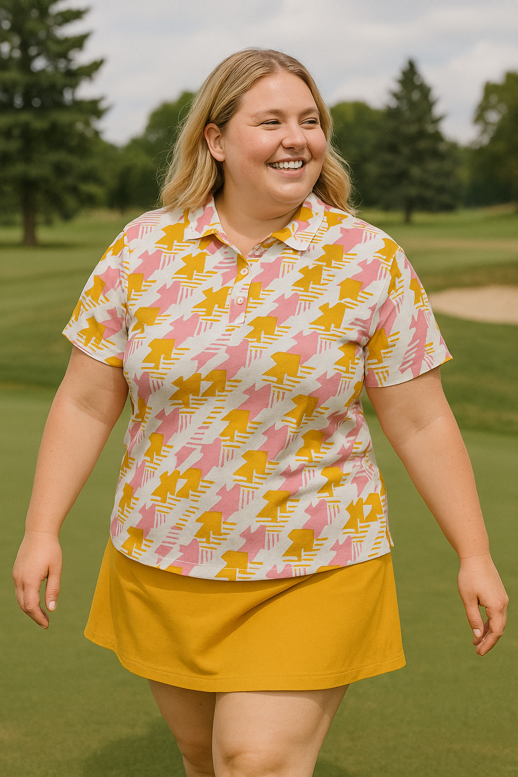 Pac Man Vibes Women's Polo Shirt | Birdseye
