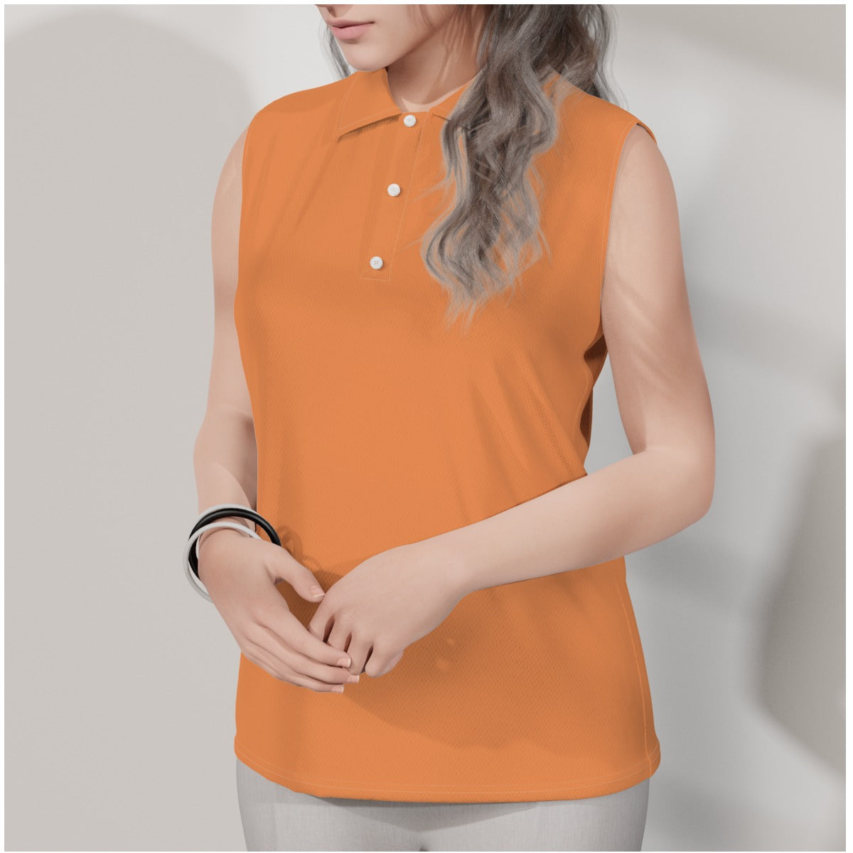 Are you looking at my Putt? Women's Sleeveless POLO Shirt