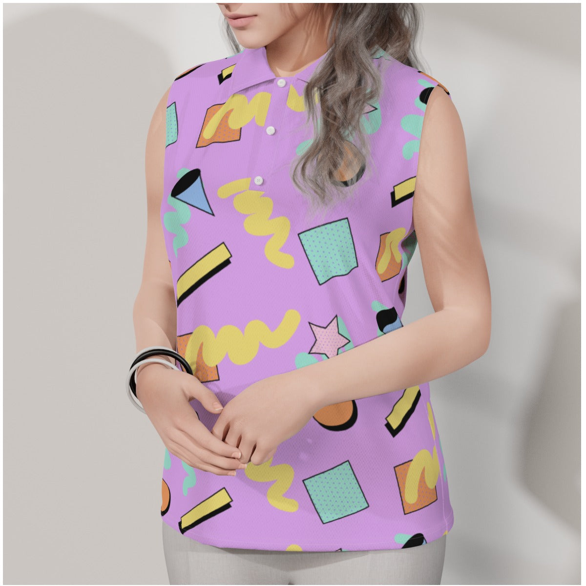 Gnarly Women's Sleeveless POLO Shirt
