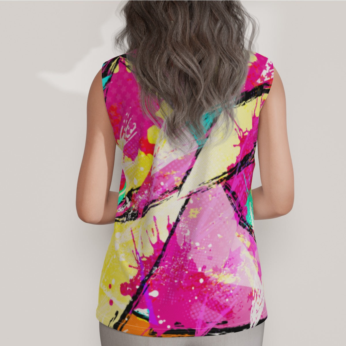 Pinky Wink Women's Sleeveless POLO Shirt