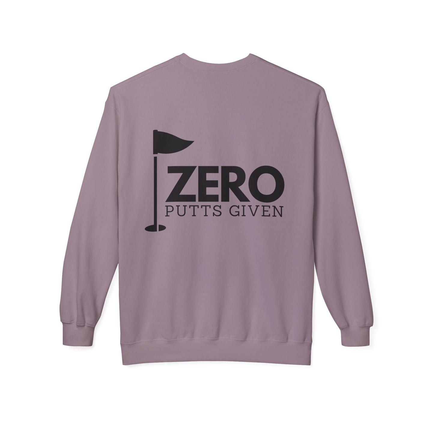 Zero Putts Given Crewneck Sweatshirt - Unisex Midweight Pullover for Golf Lovers