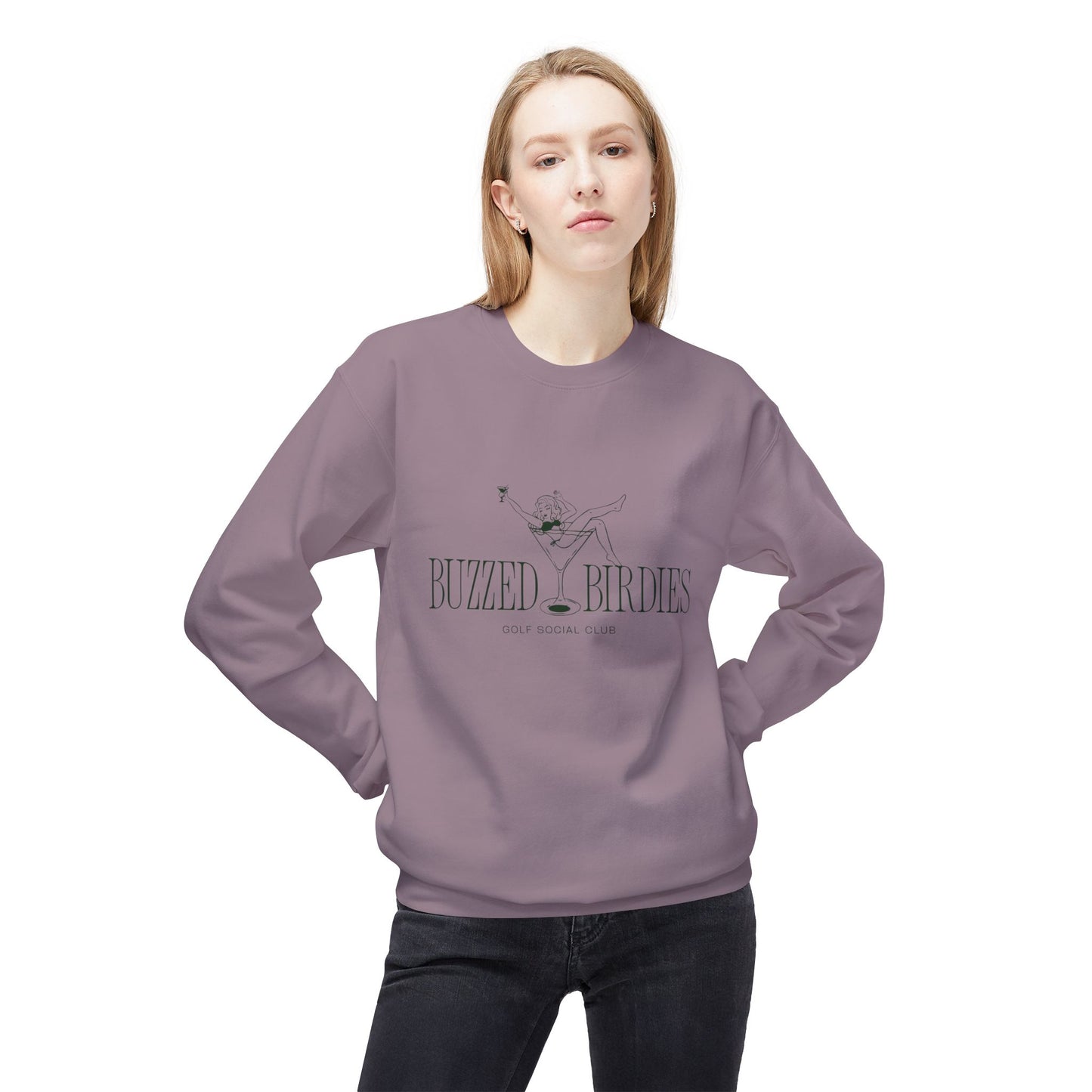 "Buzzed Birdies" Cocktail Lounge Crewneck