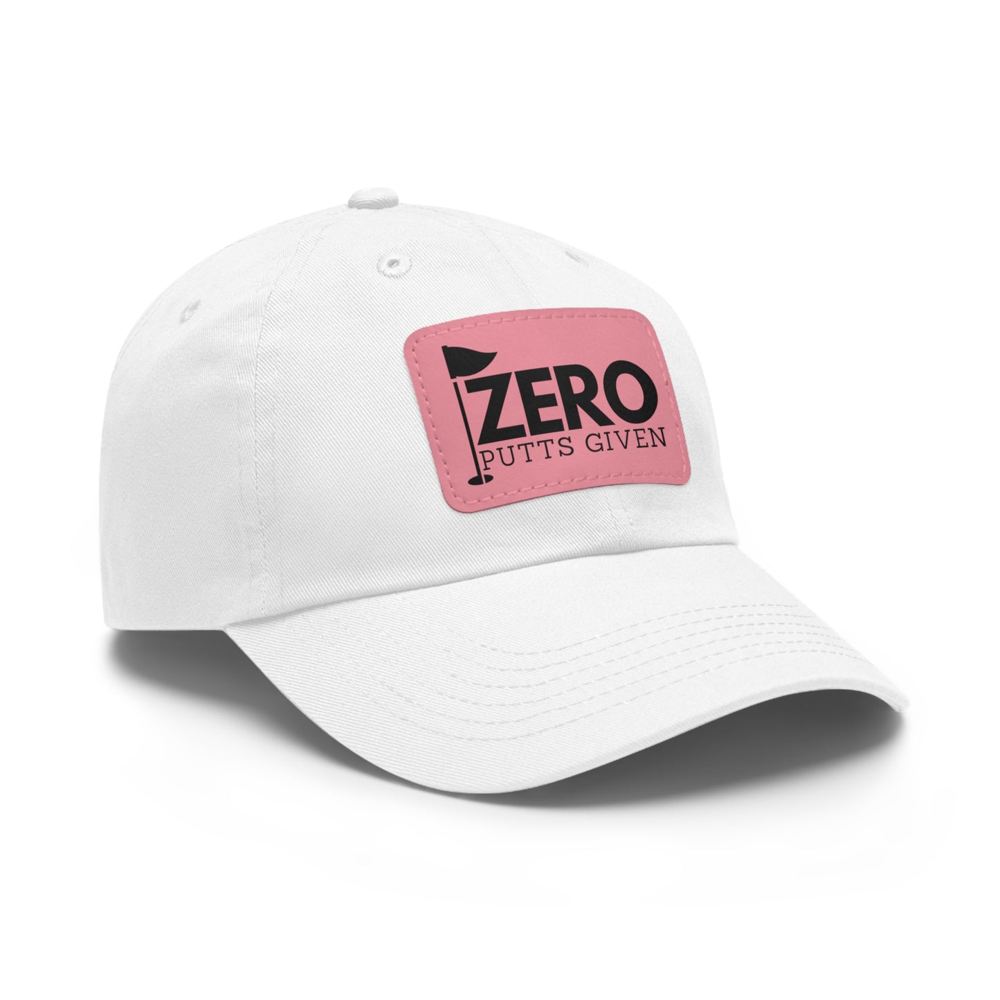 Zero Putts Given Leather Patch Cap