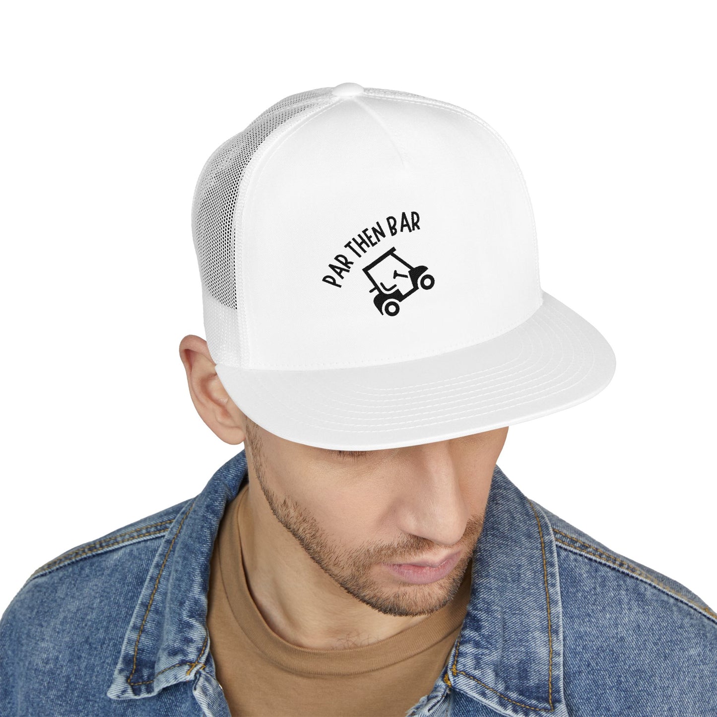 Par Then Bar Embroidered Trucker Cap