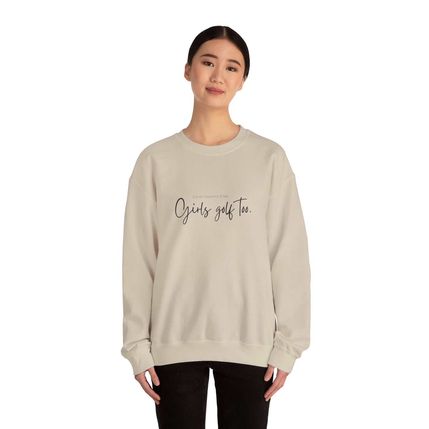 Girls Golf Too Crewneck Sweatshirt - CCC