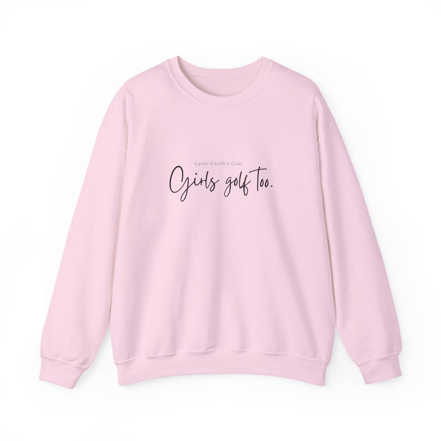 Girls Golf Too Crewneck Sweatshirt - CCC