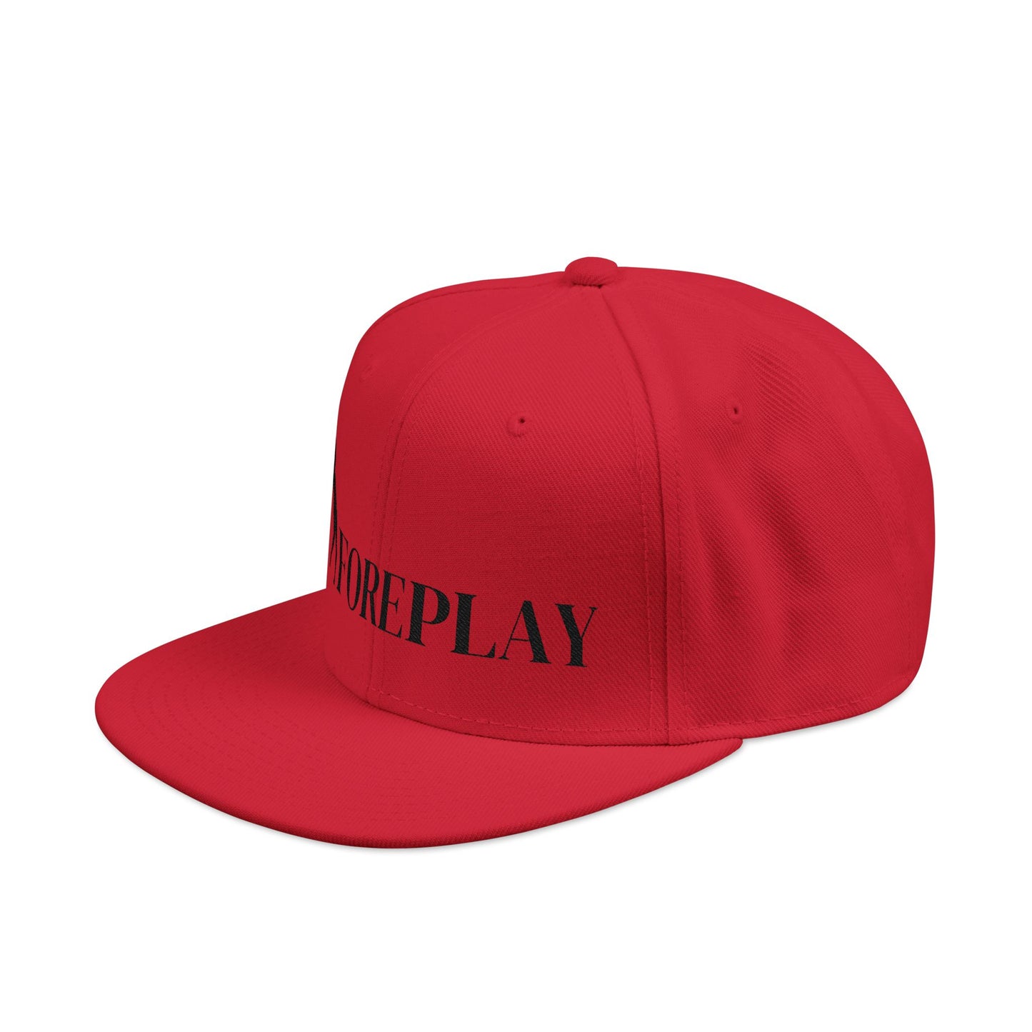 Foreplay Embroidered Snapback Cap
