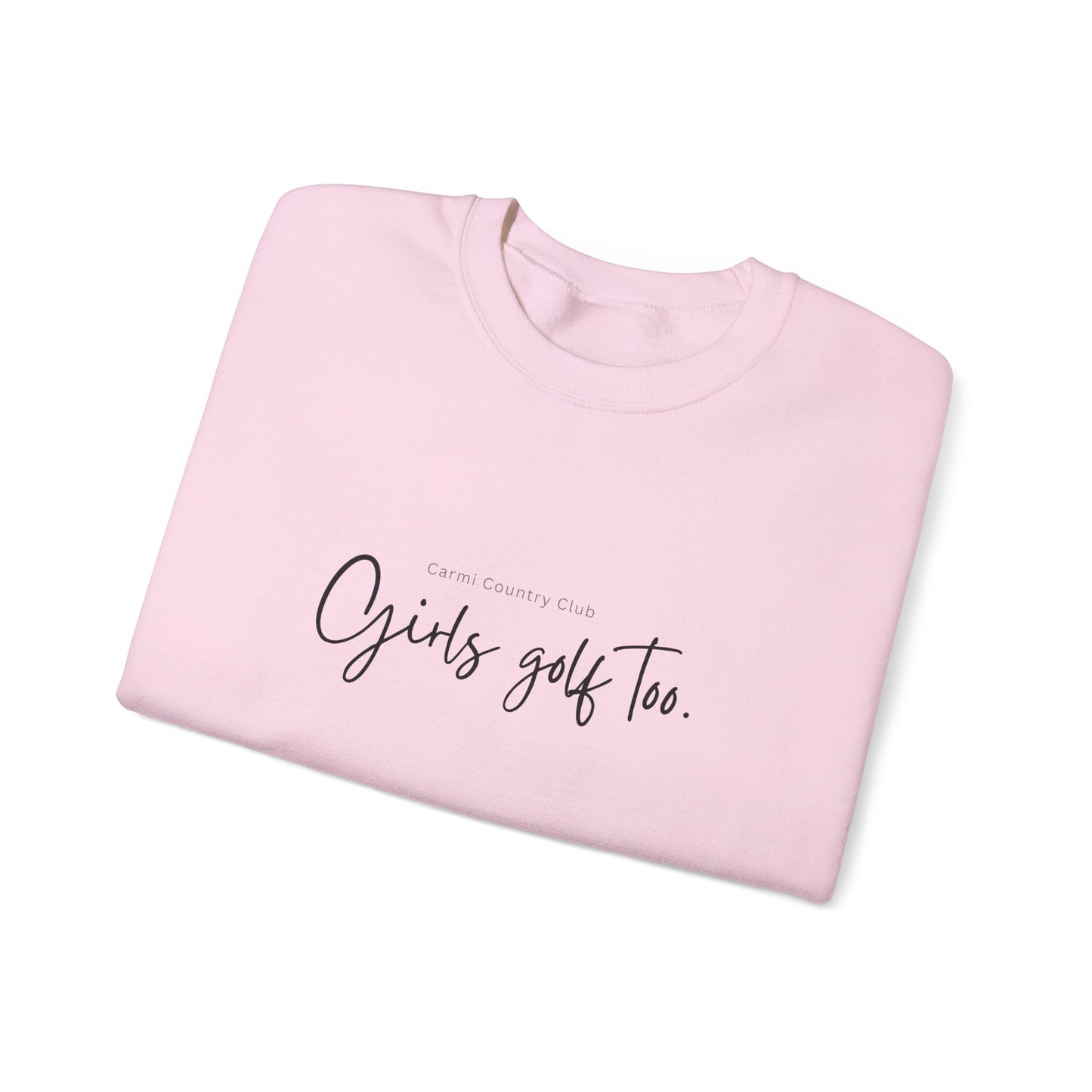 Girls Golf Too Crewneck Sweatshirt - CCC
