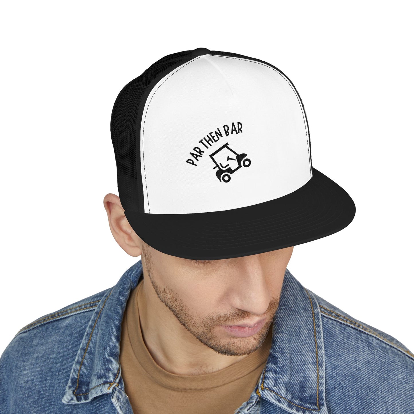 Par Then Bar Embroidered Trucker Cap
