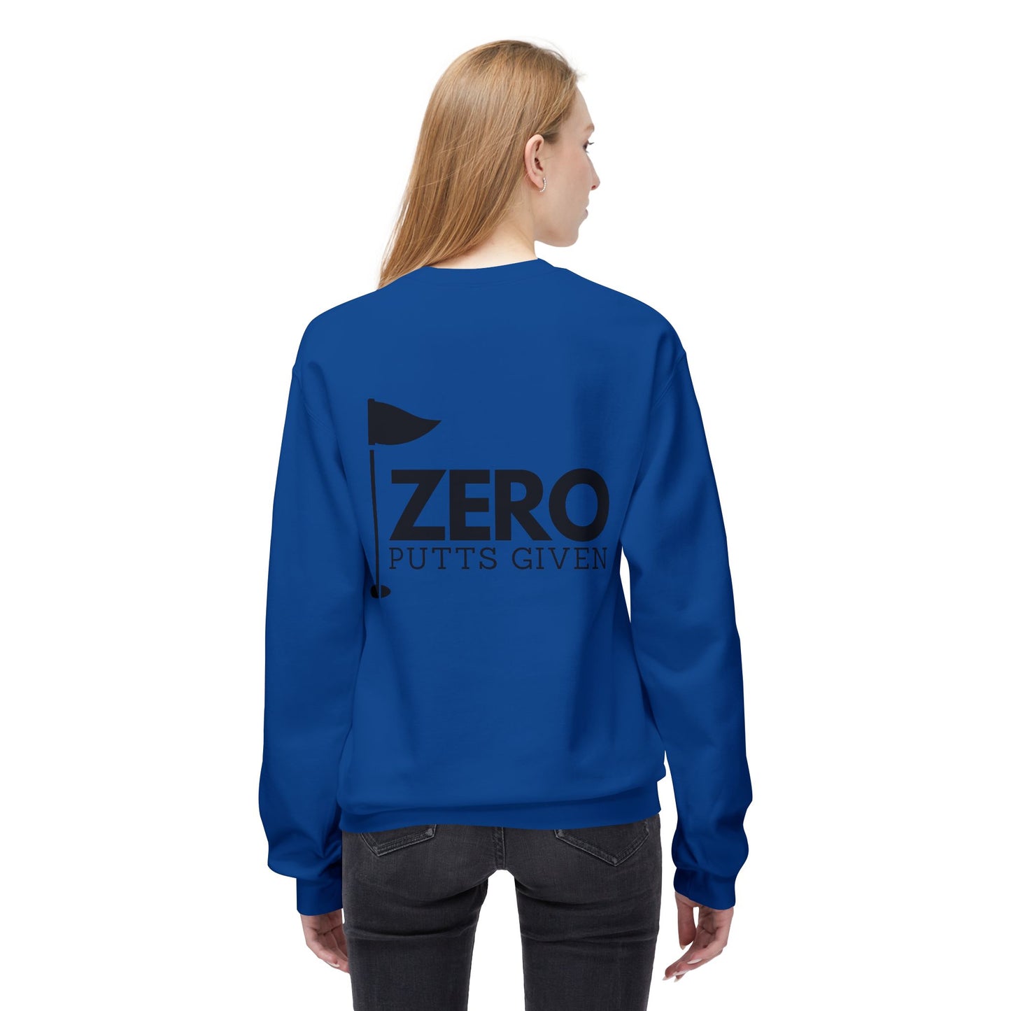 Zero Putts Given Crewneck Sweatshirt - Unisex Midweight Pullover for Golf Lovers