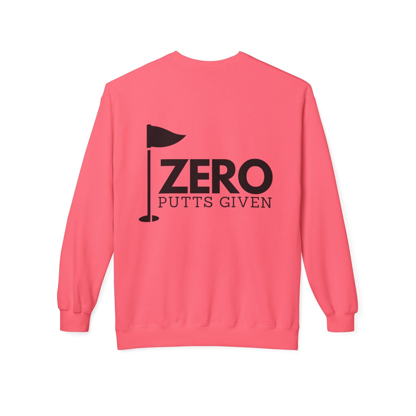 Zero Putts Given Crewneck Sweatshirt - Unisex Midweight Pullover for Golf Lovers