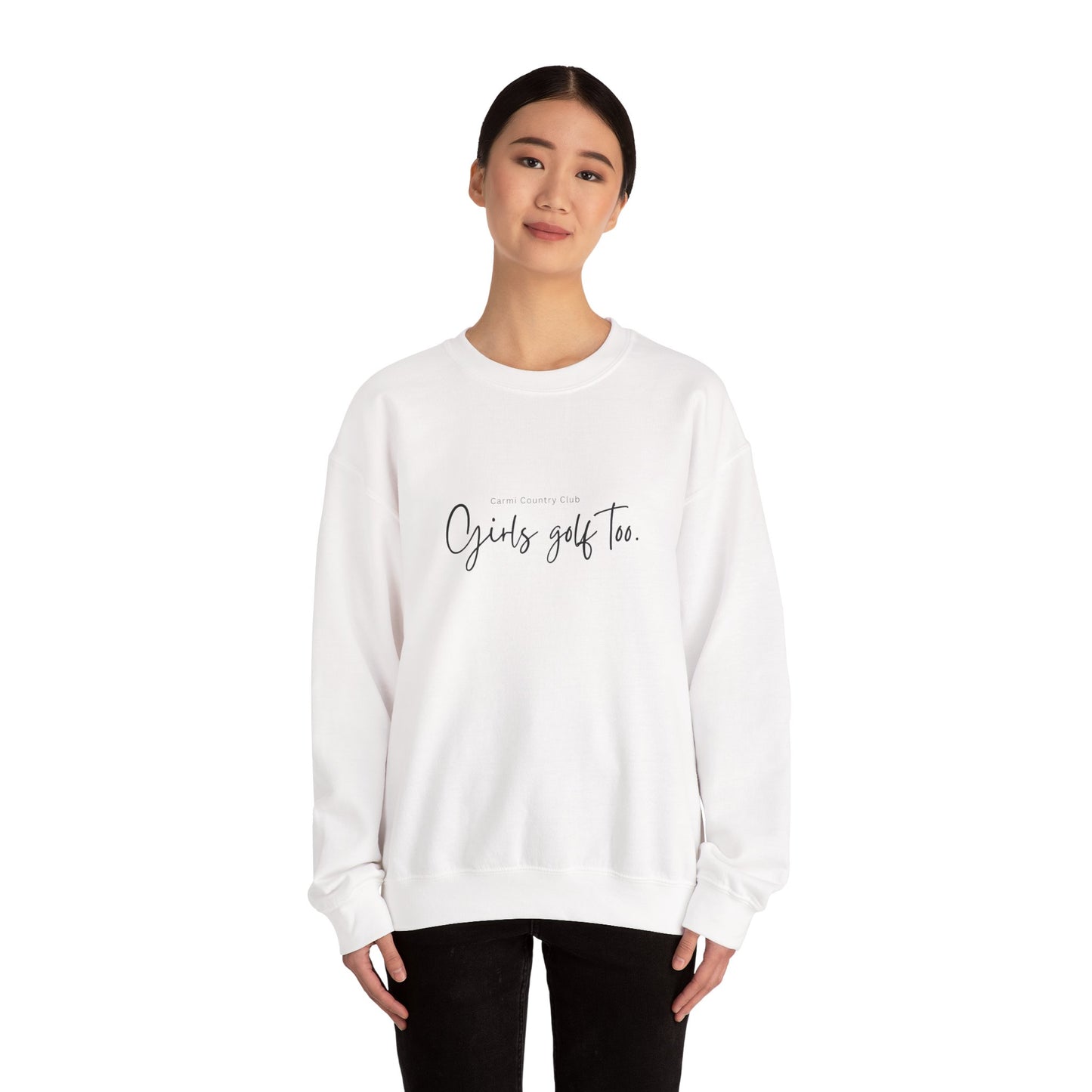 Girls Golf Too Crewneck Sweatshirt - CCC
