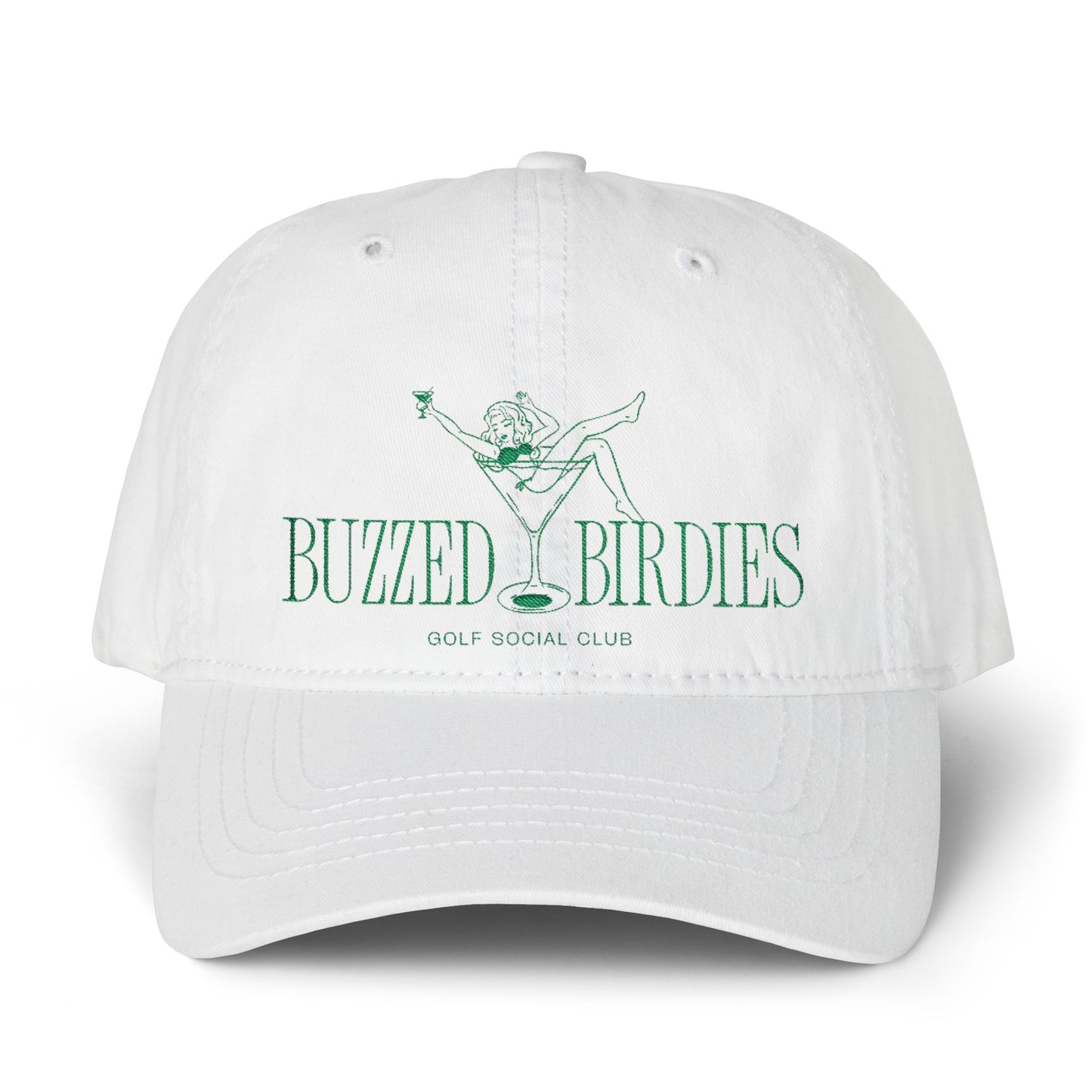 Buzzed Birdies Women's Pigment-Dyed Ponytail Cap with Fashion Undervisor