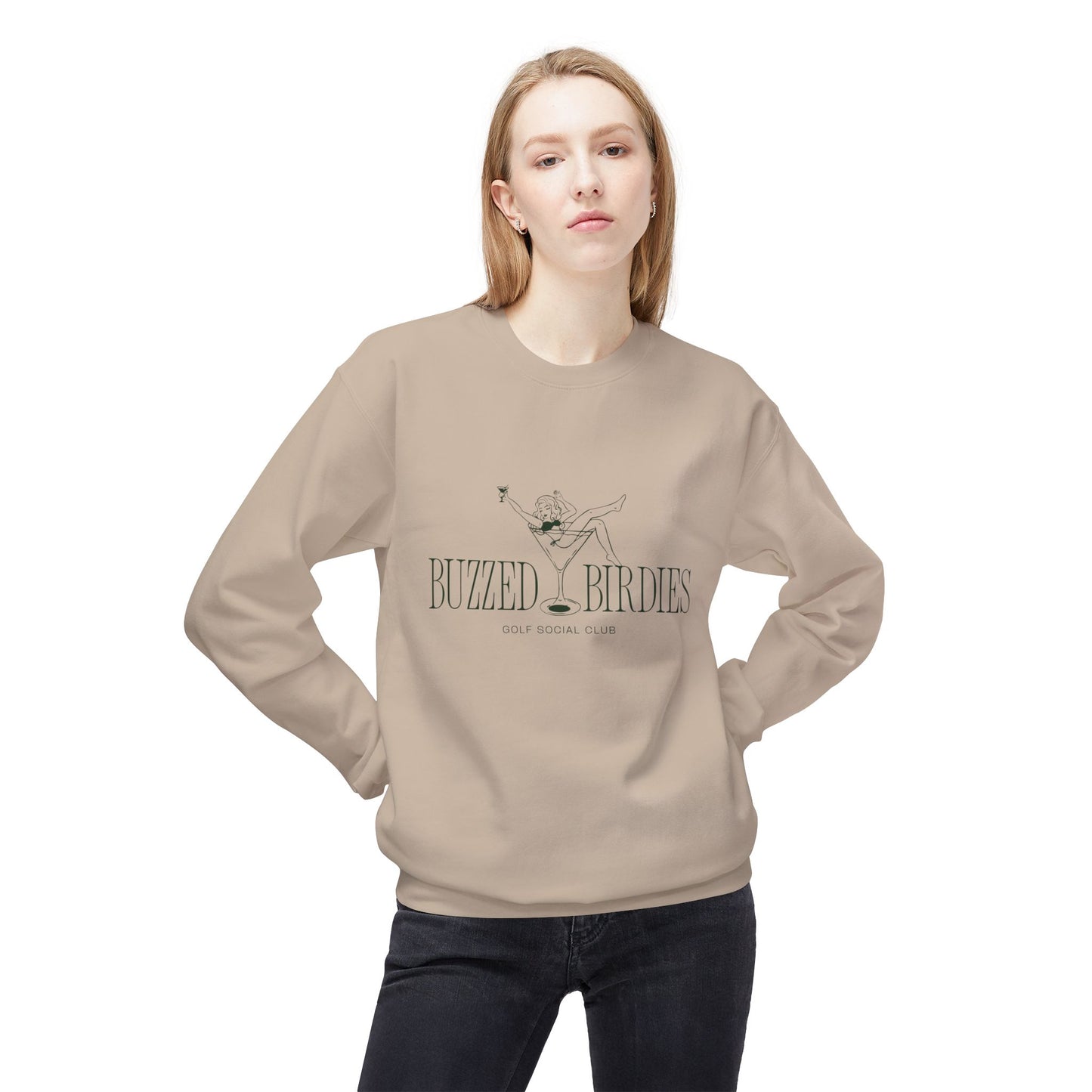 "Buzzed Birdies" Cocktail Lounge Crewneck