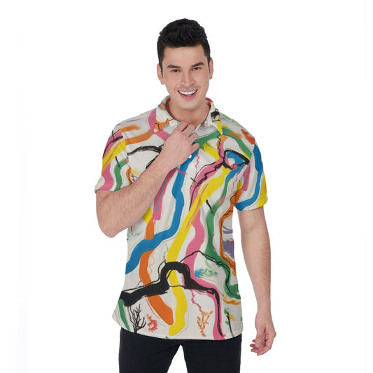 Wild Lines Men's Polo Shirt