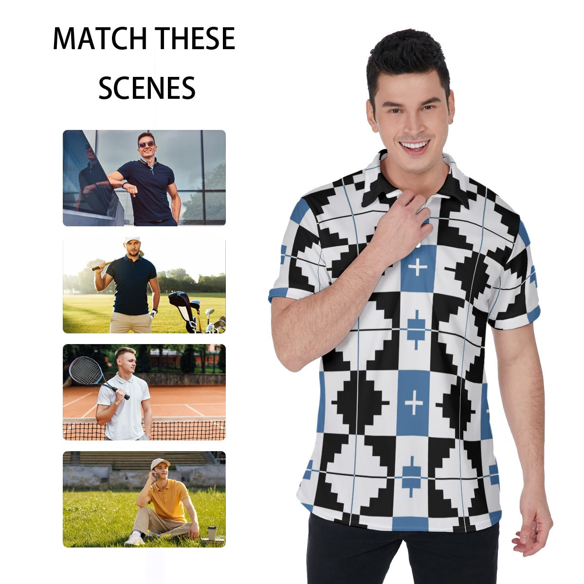 Giddy Up Men's Polo Shirt