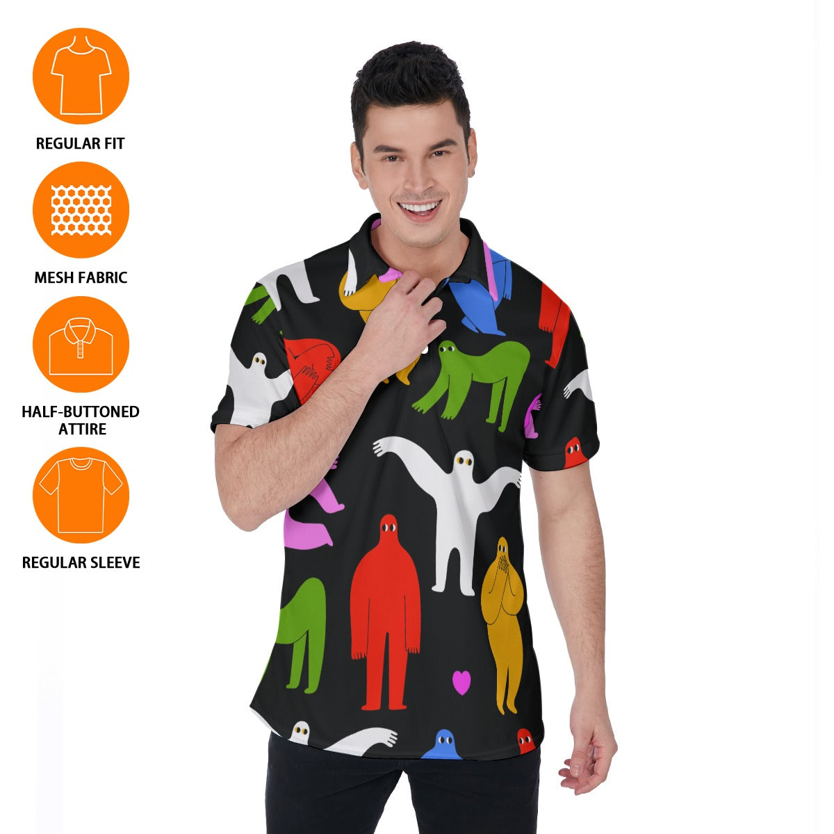 Boogie Man Men's Polo Shirt