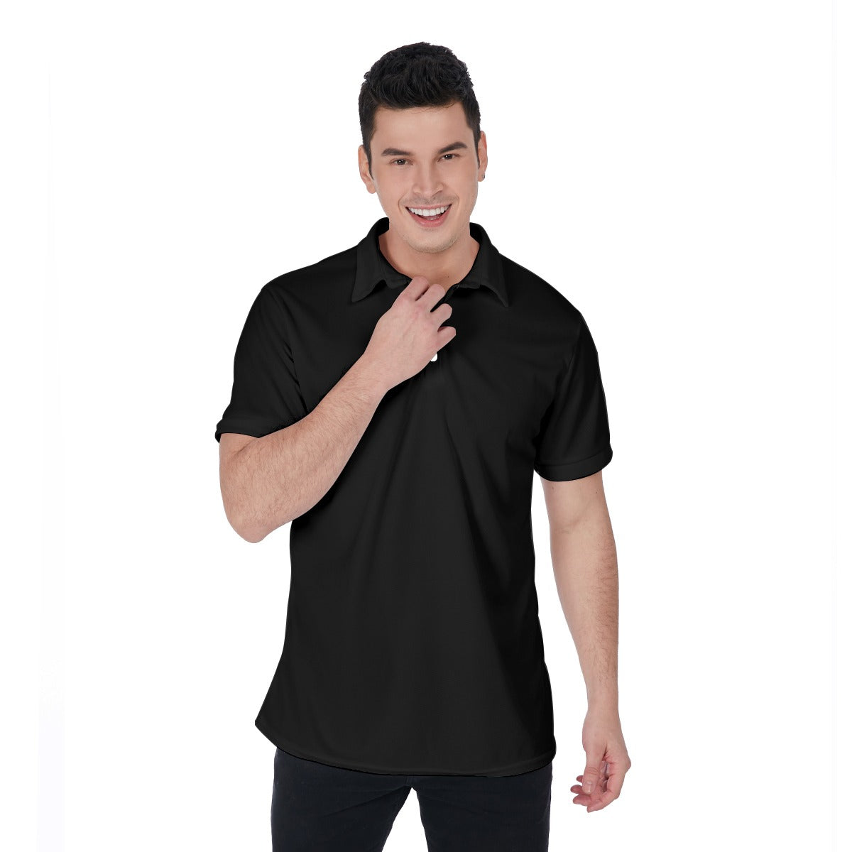 Short Game Dumpster Fire Men's Polo Shirt