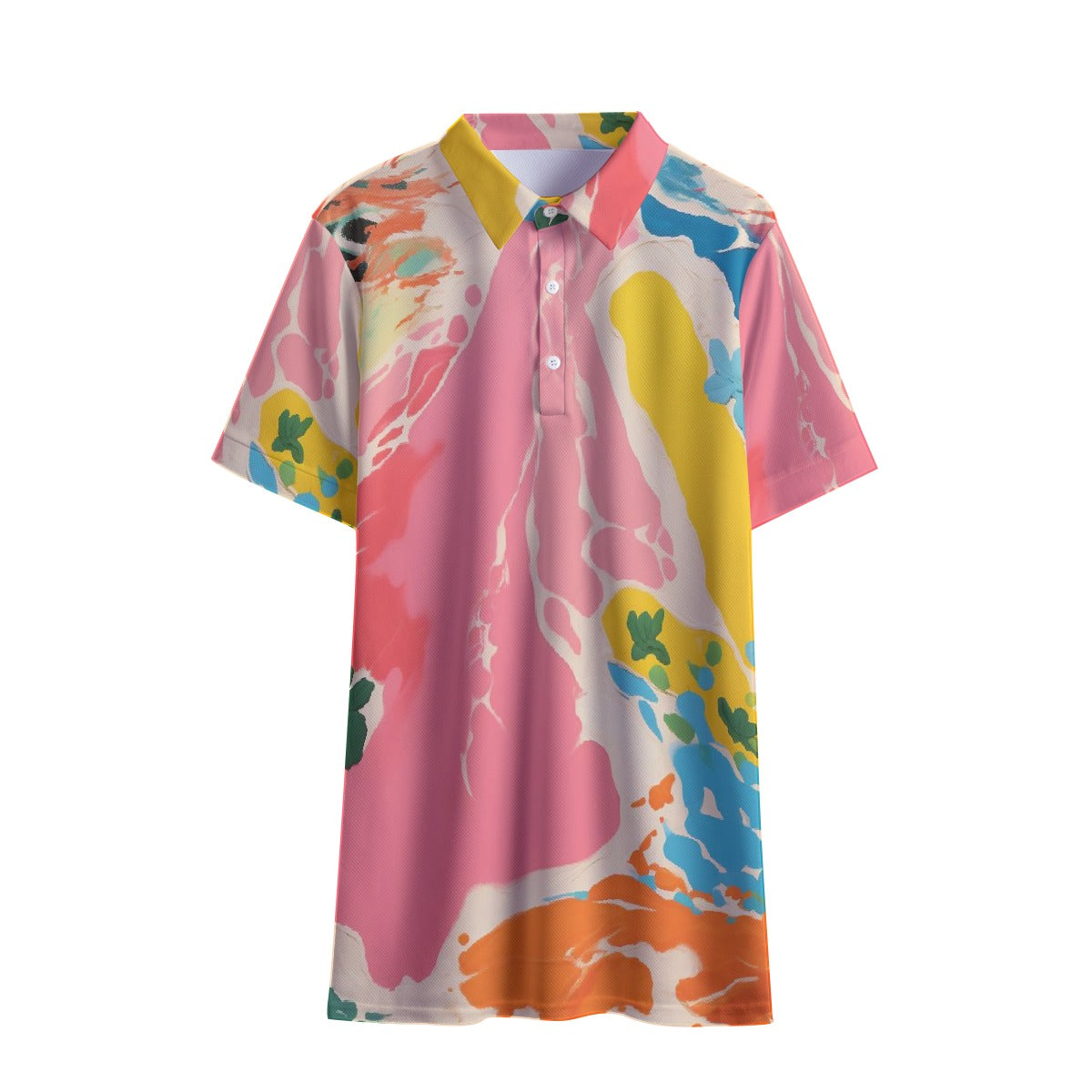 All Over the Place Women's Polo Shirt | Birdseye