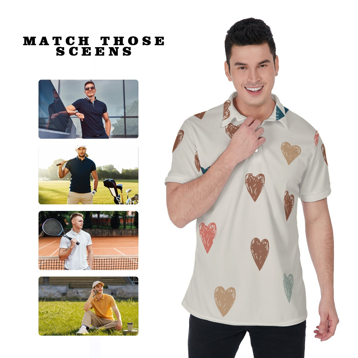 Heartthrob Men's Polo Shirt