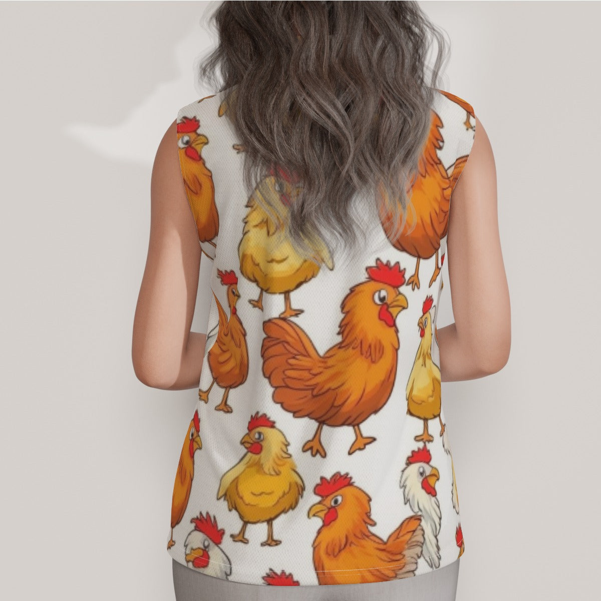 Chicken Fever Women's Sleeveless POLO Shirt