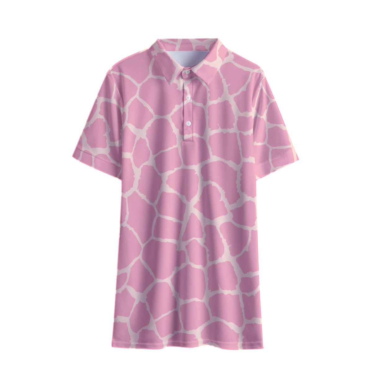 Psychedelic Giraffe Women's Polo Shirt | Birdseye