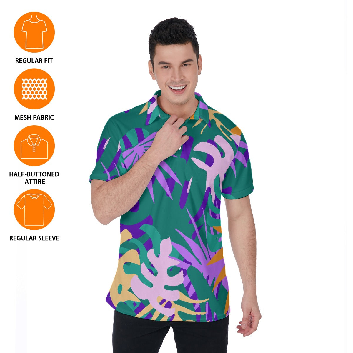 Tropical Dream Men's Polo Shirt