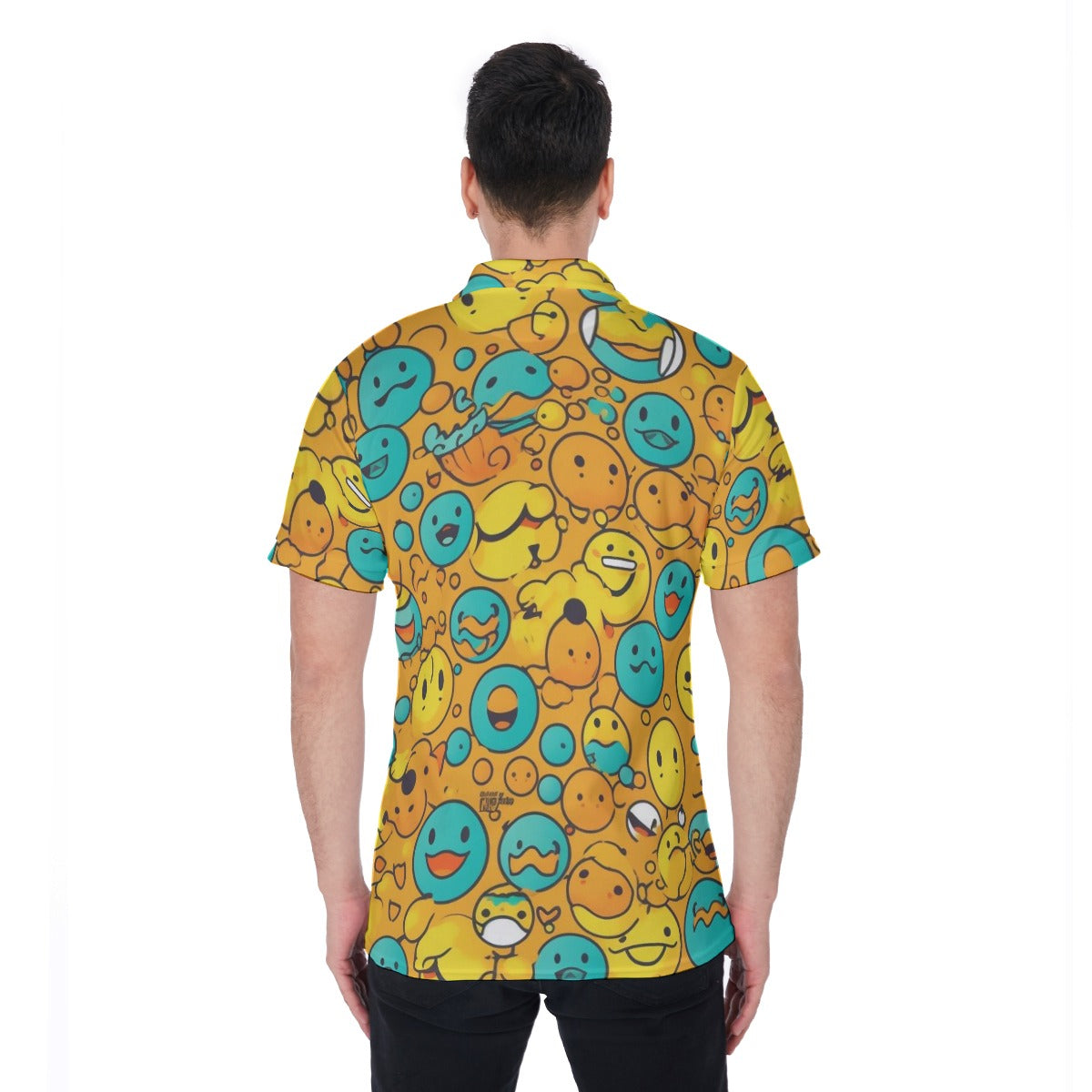 Glass Case of Emotion Print Men's Polo Shirt