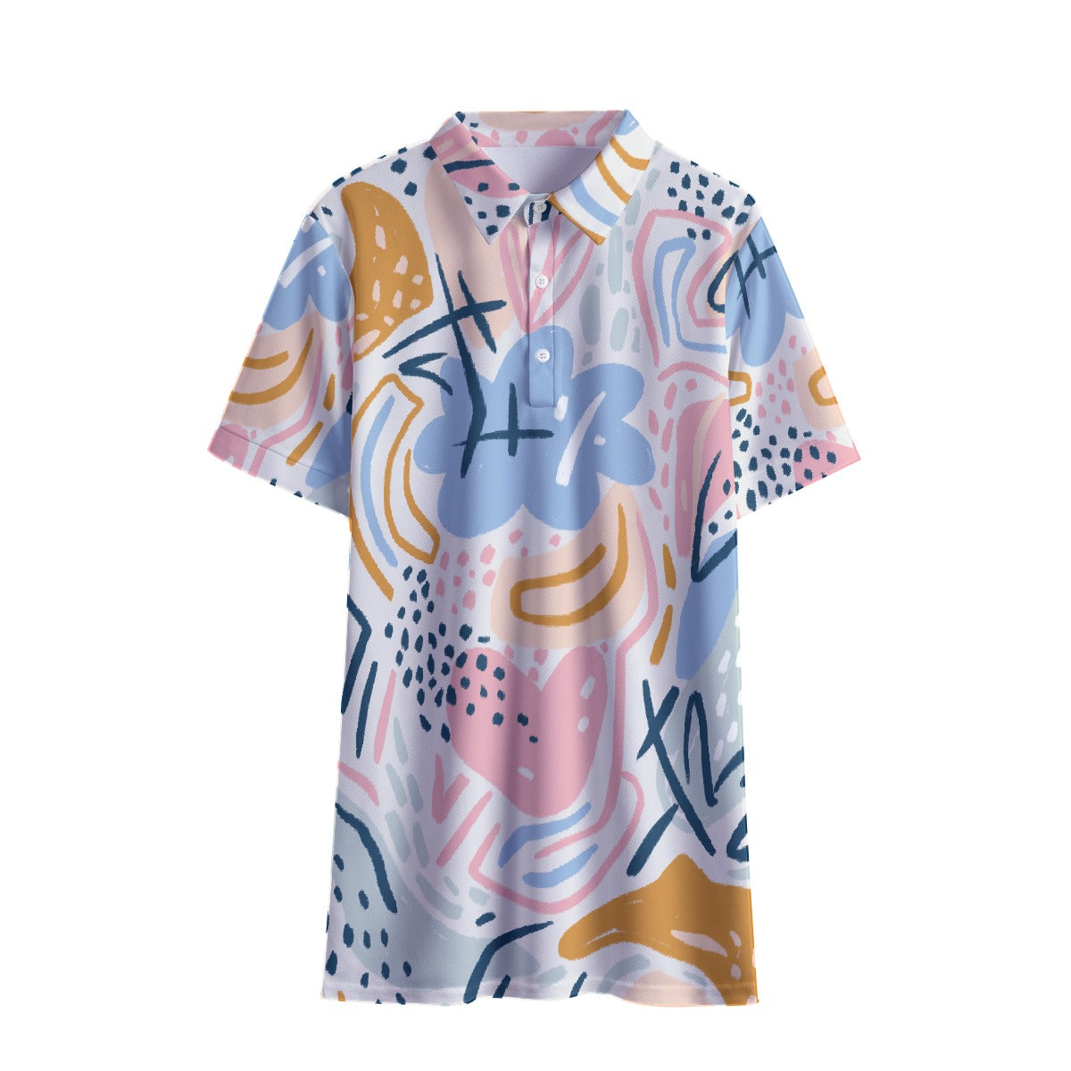 Pastel Rockstar Women's Polo Shirt | Birdseye