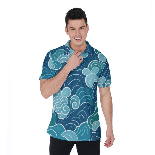 Making Waves Men's Polo Shirt