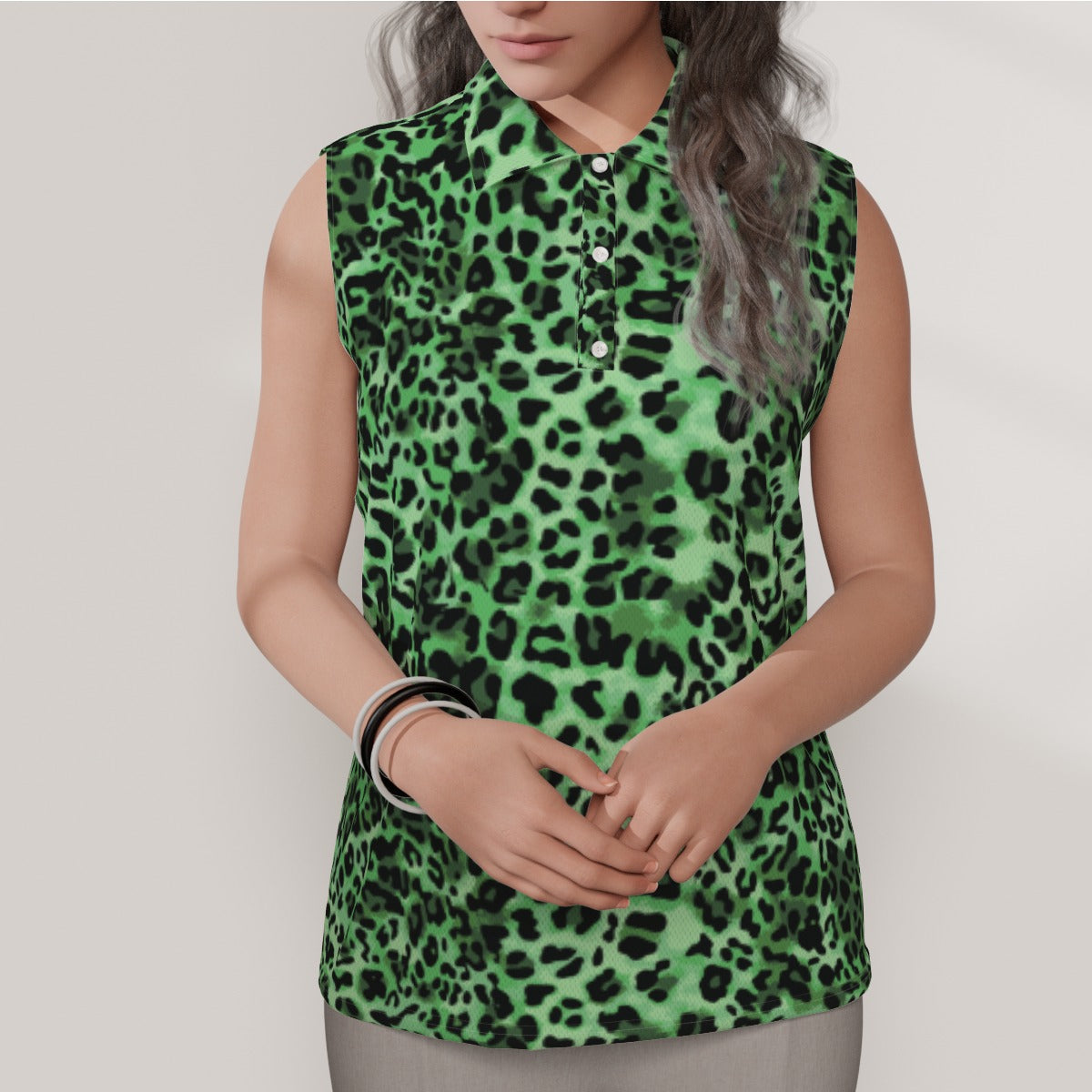 Welcome to the Jungle Women's Sleeveless POLO Shirt