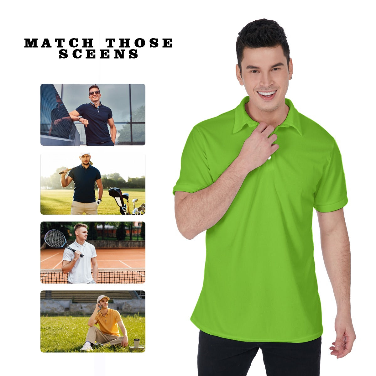 Zero Putts Given Men's Polo Shirt