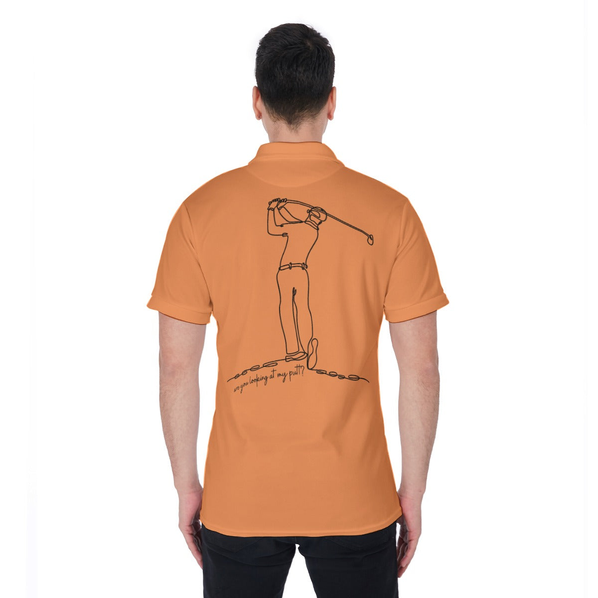 Are You Looking At My Putt? Men's Polo Shirt