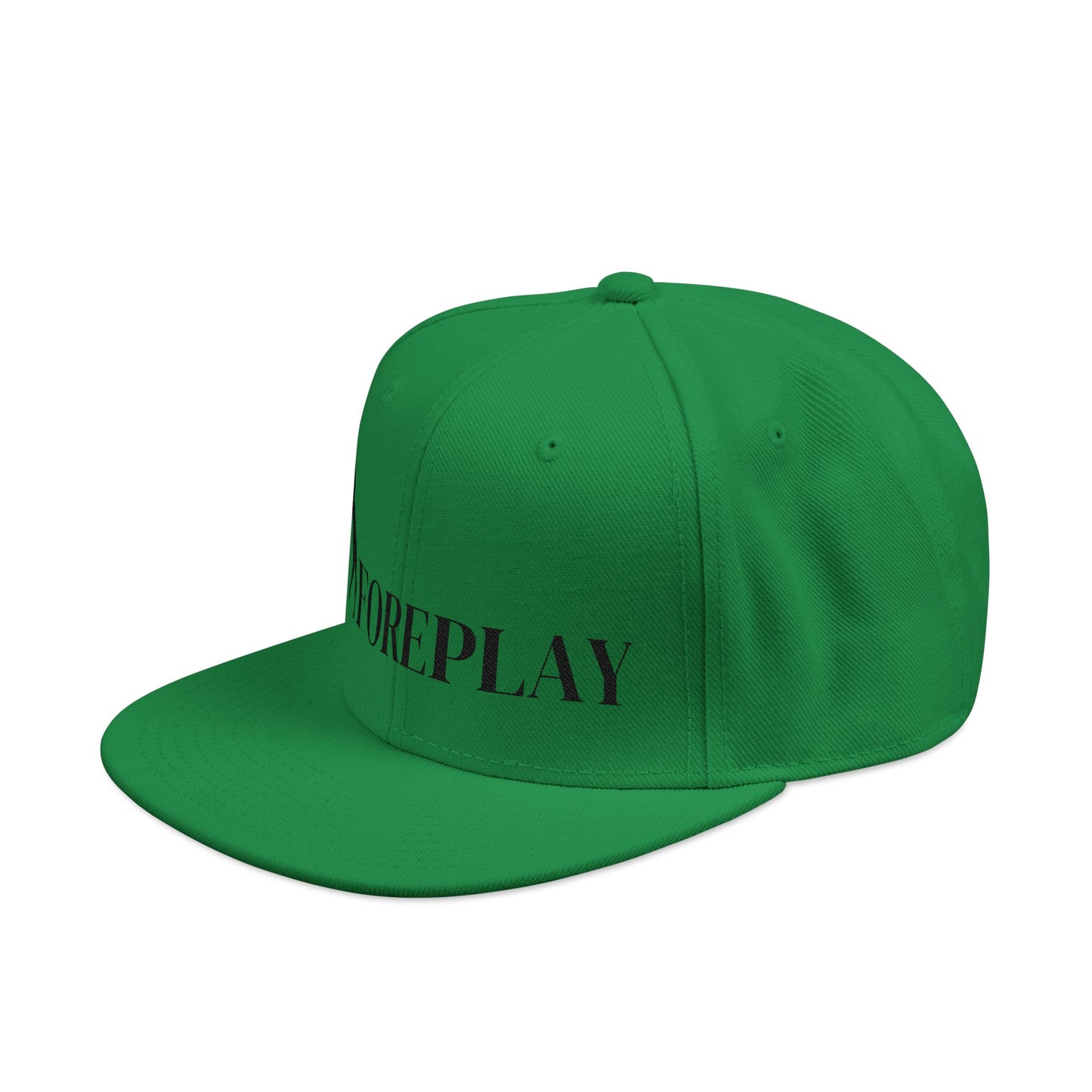 Foreplay Embroidered Snapback Cap