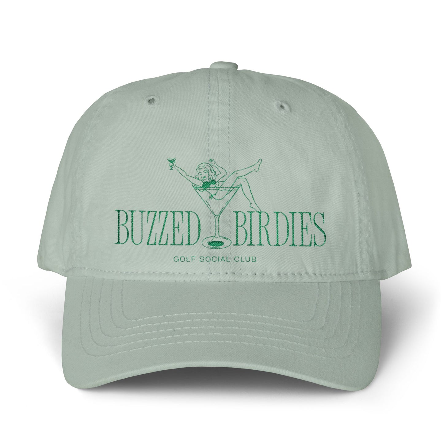 Buzzed Birdies Women's Pigment-Dyed Ponytail Cap with Fashion Undervisor