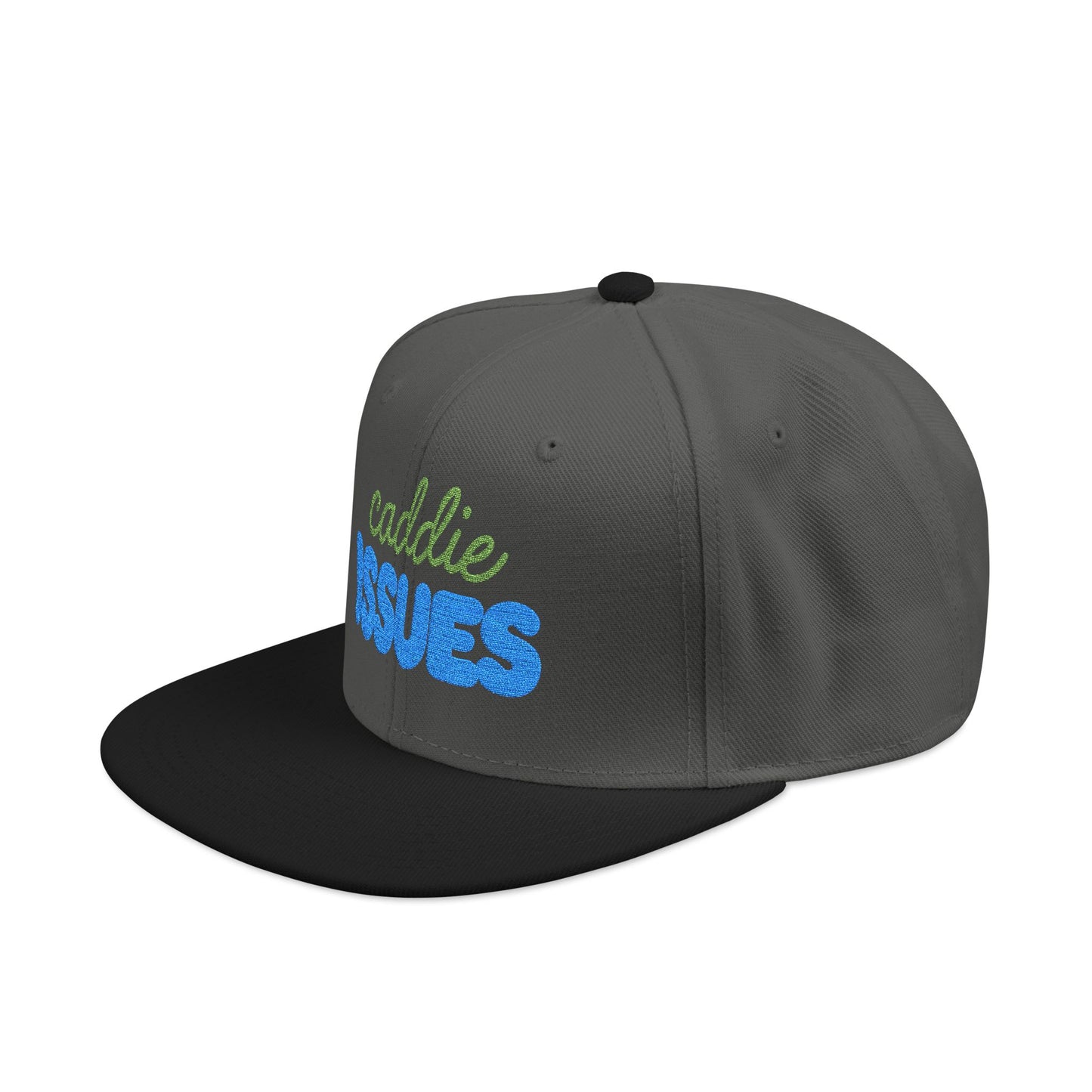 Caddie Issues Embroidered Snapback Hat