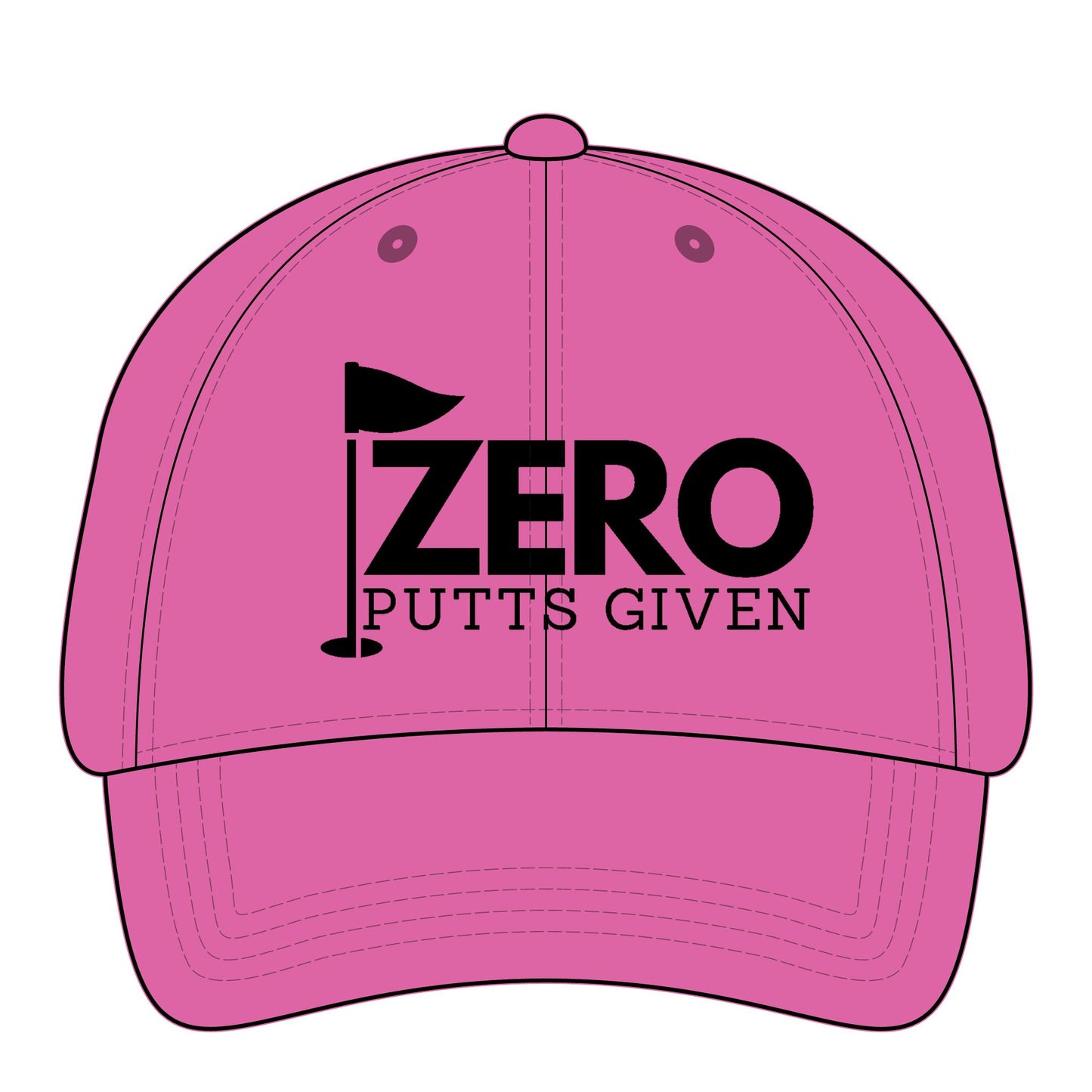 Zero Putts Given Women's Ponytail Hat