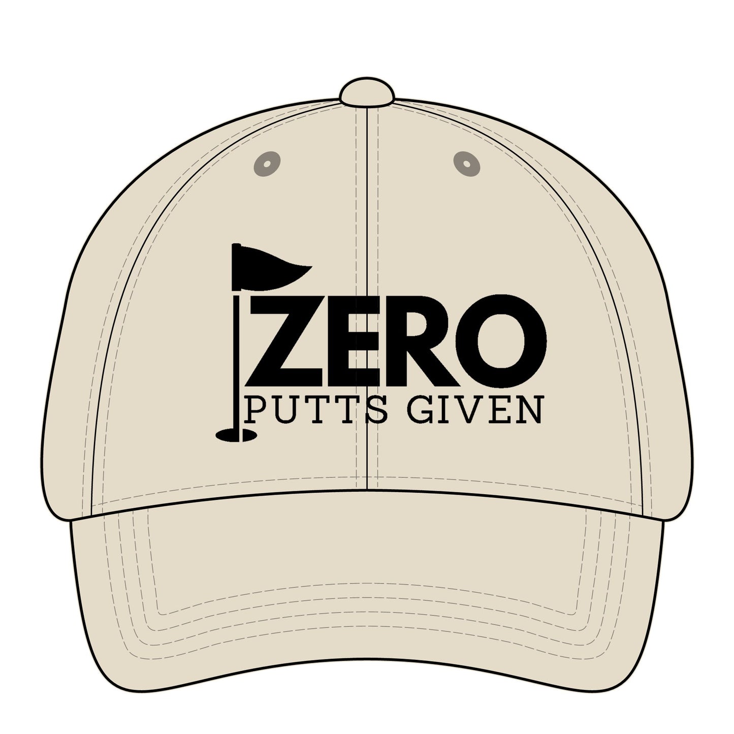 Zero Putts Given Women's Ponytail Hat